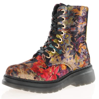 Heavenly Feet - Lotte Ankle Boots, Floral Multi 1